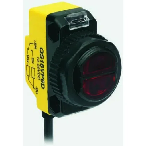 Banner Diffuse Photoelectric Sensor, Block Sensor, 450 mm Detection Range - QS18VP6DQ product image