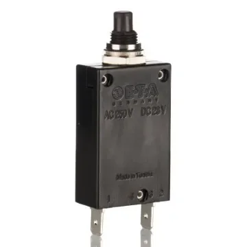 ETA Thermal Circuit Breaker - 2-5700  Single Pole 250V Voltage Rating Panel Mount, 25A Current Rating - 2-5700-IG1-P10-DD-000040-25A product image