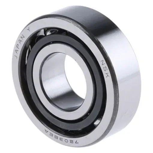 NSK 7203BEAT85 Single Row Angular Contact Ball Bearing- Open Type 17mm I.D, 40mm O.D product image