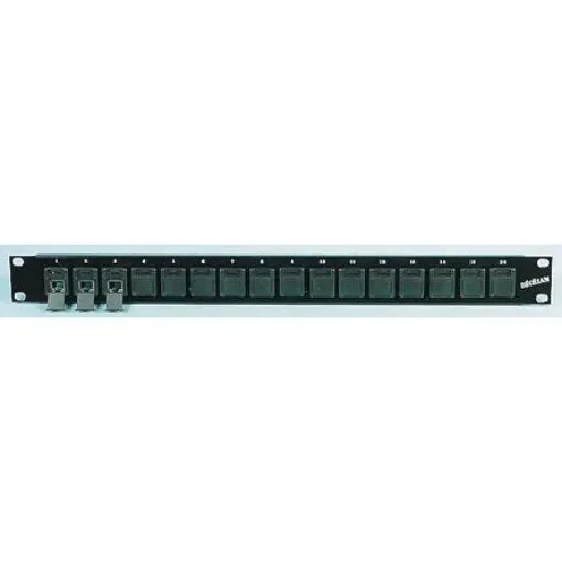 Decelect Cat5 16 Port RJ45 RJ Patch Panel FTP 1U Black - SPE190827 product image