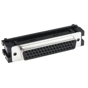 TE Connectivity Amplimite HDF-20 50 Way Right Angle Cable Mount D-sub Connector Socket, 2.76mm Pitch - 1658606-1 product image