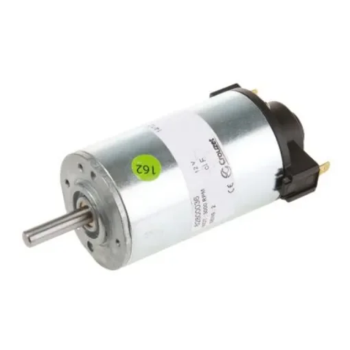 Crouzet Brushed DC Motor, 15.7 W, 12 V dc, 75 mNm, 2000 rpm, 6mm Shaft Diameter - 82800036 product image