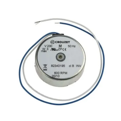 Crouzet 820000 Anti Clockwise Synchronous AC Motor, 0.16 W, 1 Phase, 10 Pole, 230 V - 82340195 product image