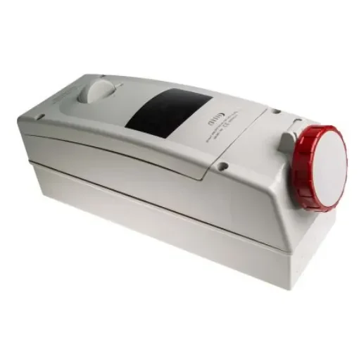Scame, ADVANCE 2 IP67 Red Wall Mount 3P + N + E RCD Industrial Power Connector Socket, Rated At 16A, 415 V - 568.1687-RW product image