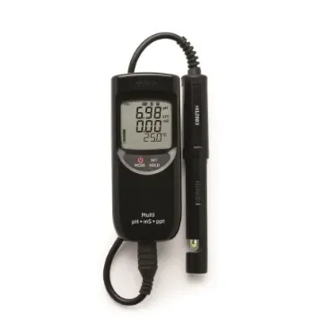 Hanna Instruments HI 991301 pH Meter, ±0.01pH Accuracy, 0.01pH Resolution, 14pH Max, +60 °C Max - HI-991301 product image