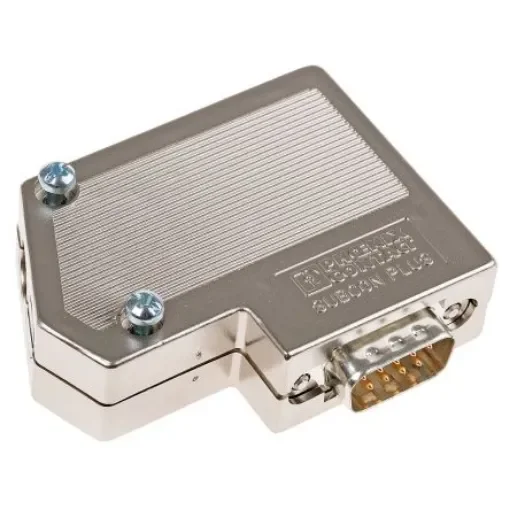 Phoenix Contact SUBCON-PLUS-PROFIB 9 Way Right Angle Cable Mount D-sub Connector Plug - 2744348 product image