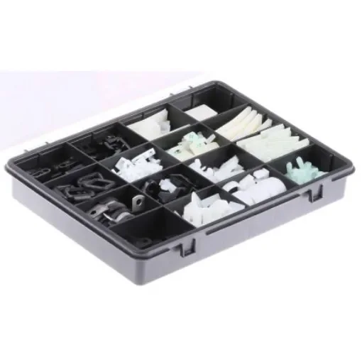 HellermannTyton Black Fixing Kit - 151-00000 BMS-100-DIV-MIX product image