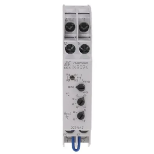 Dold Temperature Monitoring Relay, SPDT, DIN Rail - IK9094.11 AC/DC24V 0-150°C product image