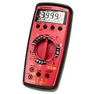 Amprobe 33XRA Handheld Digital Multimeter, 10A ac Max, 10A dc Max, 750V ac Max - 33XR-A product image
