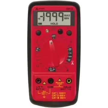 Amprobe 5XPA Handheld Digital Multimeter, 200mA ac Max, 200mA dc Max, 600V ac Max - 5XP-A product image