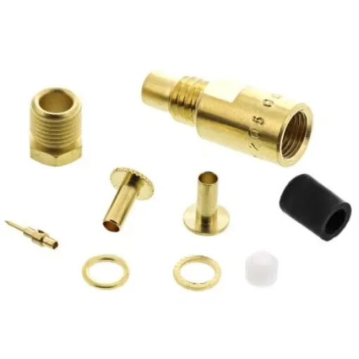 Radiall, Jack Cable Mount SMC Connector, 50O, Straight Body - R112205000 product image