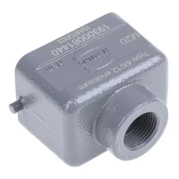 HARTING Han B Heavy Duty Power Connector Hood, Top Entry - 19300061440 product image