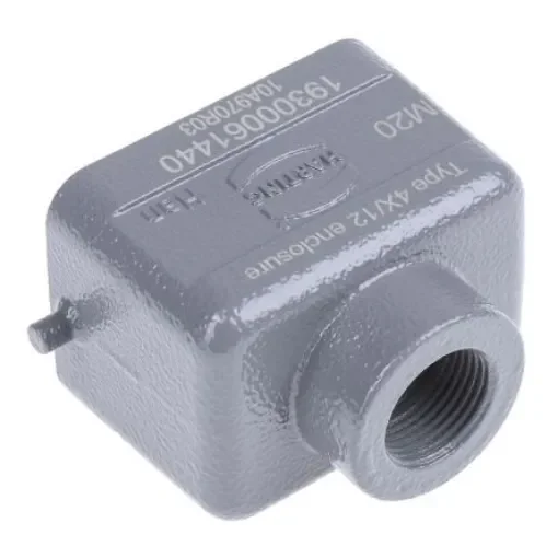 HARTING Han B Heavy Duty Power Connector Hood, Top Entry - 19300061440 product image