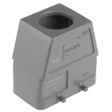 HARTING Han B Heavy Duty Power Connector Hood, Top Entry - 19300100427 product image