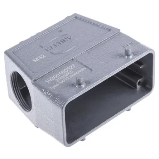 HARTING Han B Heavy Duty Power Connector Hood, M32 Thread, Side Entry - 19300160527 product image