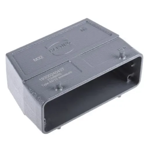 HARTING Han B Heavy Duty Power Connector Hood, M32 Thread, Top Entry - 19300240427 product image