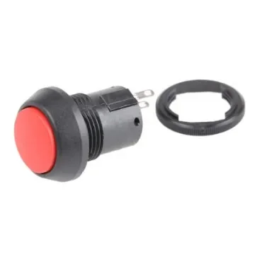 ITW Switches 76-97 Series Push Button Switch, Latching, Panel Mount, 22mm Cutout, SPDT, 250V ac, IP67 - 76-9712/439088R product image