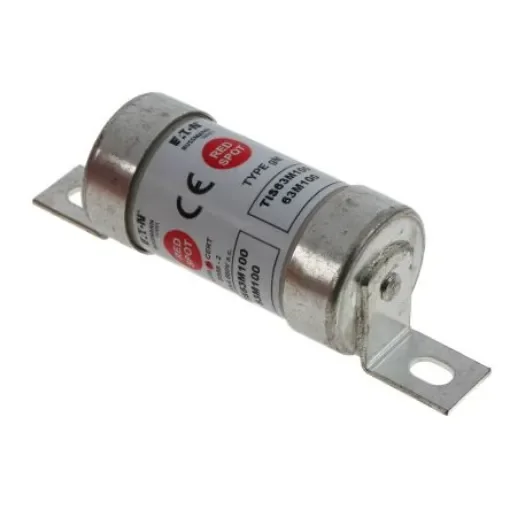 Eaton 100A British Standard Fuse, A3, 660V ac, 73mm - TIS63M100 product image
