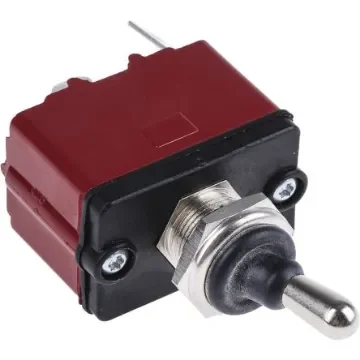 APEM Toggle Switch, Panel Mount, On-Off, DPST, Tab Terminal, 28V dc - 3641NF/2 product image