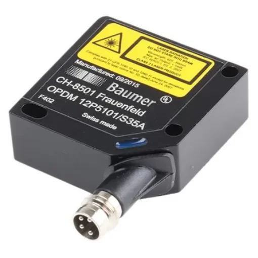 Baumer Retroreflective Photoelectric Sensor, Barrel Sensor, 7 m Detection Range - OPDM 12P5101/S35A product image