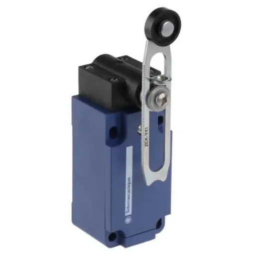 Telemecanique Sensors OsiSense XC Series Lever Limit Switch, NO/NC, IP65, DP, Plastic Housing, 240V ac Max, 3A Max - XCKS141 product image