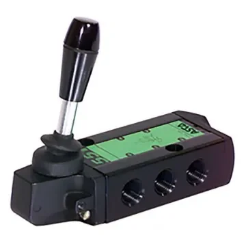 EMERSON – ASCO Lever 5/2 Pneumatic Manual Control Valve 551 Series, G 1/4, 1/4in, III B - 55102093 product image