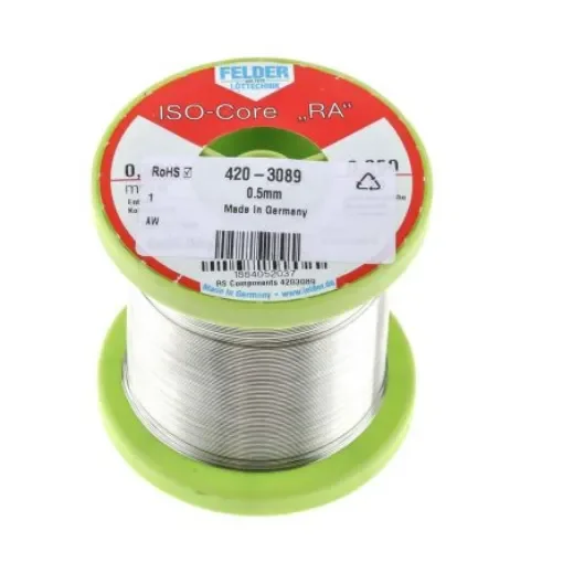Felder Lottechnik Wire, 0.5mm Lead Free Solder, 217°C Melting Point - 18.840.52037 product image