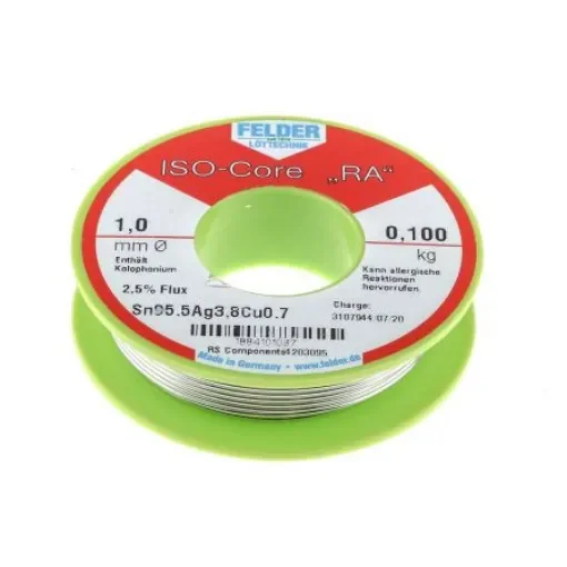 Felder Lottechnik Wire, 1mm Lead Free Solder, 217°C Melting Point - 18.841.01037 product image