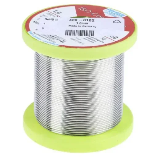 Felder Lottechnik Wire, 1mm Lead Free Solder, 217°C Melting Point - 18.841.02037 product image