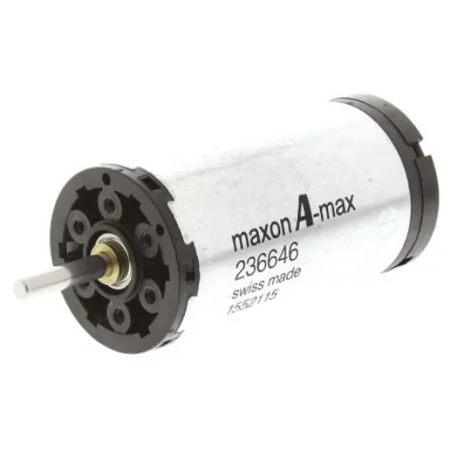 Maxon Brushed DC Motor, 15 W, 18 V dc, 37.5 mNm, 5270 rpm, 4mm Shaft Diameter - 236646 product image