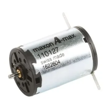 Maxon Brushed DC Motor, 5 W, 36 V dc, 6.15 mNm, 9800 rpm, 2mm Shaft Diameter - 110127 product image