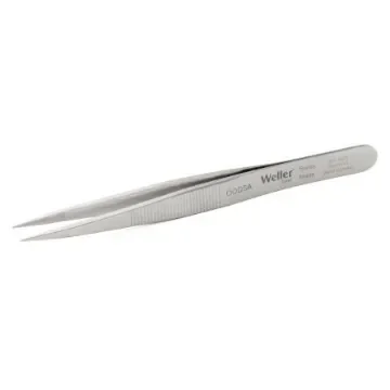 Weller Erem 120 mm, Stainless Steel, Pointed; Inside Serrated, Tweezers - OODSA product image