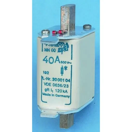 SIBA 63A NH Fuse, NH000, 500V ac - 20-000-04/63A product image