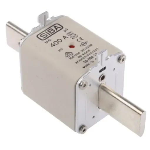 SIBA 400A Centred Tag Fuse, NH2, 500V ac - 20-004-13/400A product image