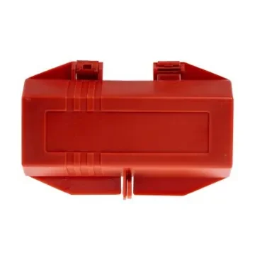 Brady Red 4-Lock Polypropylene Electrical Plug Lockouts, 9.14mm Shackle - PLUG LOCKOUT 220/550V W/ DANGER LABELS product image
