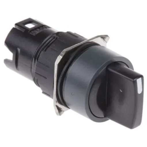 Schneider Electric Harmony XB6 Series 2 Position Selector Switch Head, 16mm Cutout, Black Handle - ZB6AD22 product image