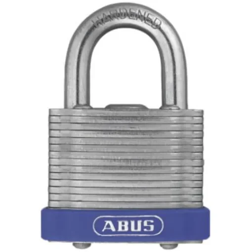 ABUS Key Weatherproof Steel Padlock, Keyed Alike, 8.8mm Shackle, 53mm Body - XR0041 50KA1 product image