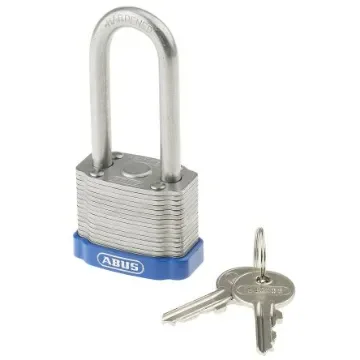 ABUS Key Weatherproof Steel Padlock, Keyed Alike, 6.7mm Shackle, 44mm Body - XR0041HB4KA1 product image