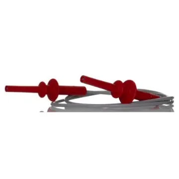 RS PRO Test lead, 10A, 5kV, Red, 1m Lead Length - 4233197 product image