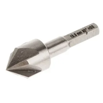 RS PRO HSS Drill Bit, 15.3mm Head, 5 Flute(s), 90°, 1 Piece(s) - 423838 product image