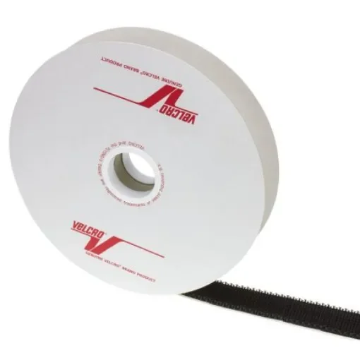 Velcro Black Hook Tape, 25mm x 5m - EB51025330118476 product image