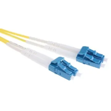 Molex Premise Networks LC to LC Duplex Single Mode OS1 Fibre Optic Cable, 9/125µm, Yellow, 1m - 91.LL.872.00100 product image