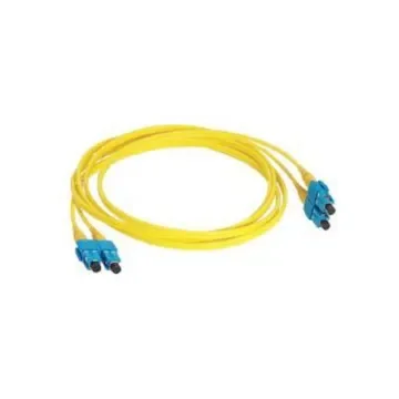 Molex Premise Networks LC to SC Duplex Single Mode OS1 Fibre Optic Cable, 9/125µm, Yellow, 2m - 91.9L.872.00200 product image