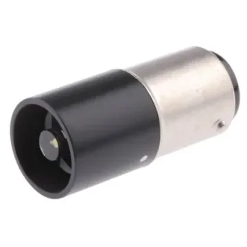 Marl White LED Indicator Lamp, 28V dc, BA15d Base, 16mm Diameter, 14000mcd - 245-997-93-50 product image