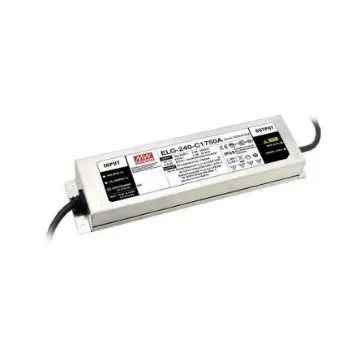 MEAN WELL LED Driver, 180V Output, 240W Output, 1.4A Output, Constant Current - ELG-240-C1400B product image