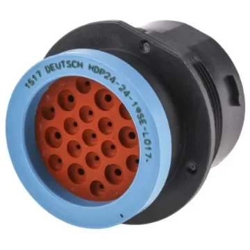 Deutsch Circular Connector, 19 Contacts, Cable Mount, Socket, Female, IP67, HD20 Series - HDP24-24-19SE-L017 product image
