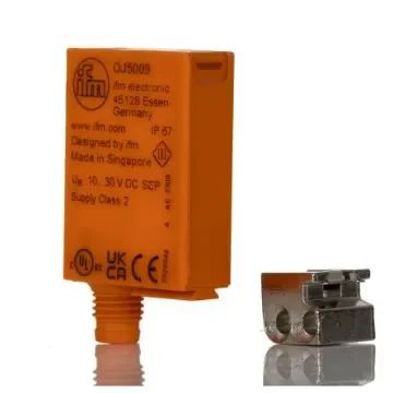ifm electronic Through Beam Photoelectric Sensor, Block Sensor, 10 m Detection Range - OJ5009 product image