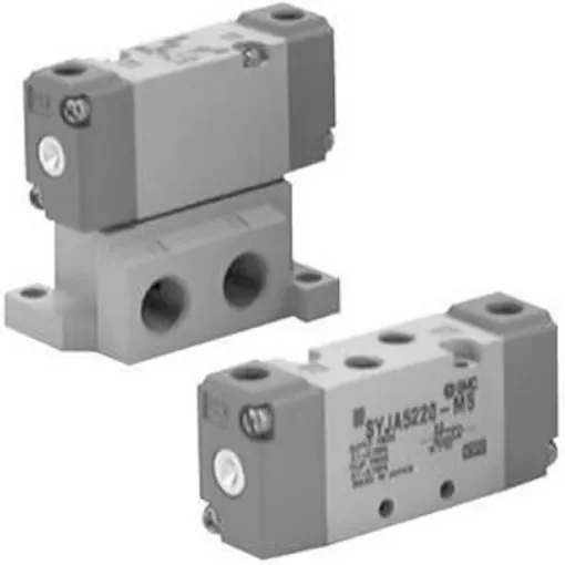 SMC Solenoid Valve Solenoid Valve - Air M5 SYJA500 Series - SYJA522-M5-F product image