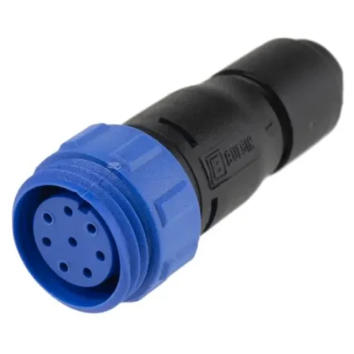 Bulgin Circular Connector, 8 Contacts, Cable Mount, Miniature Connector, Socket, Female, IP68, Buccaneer 400 Series - PX0411/08S/6065 product image