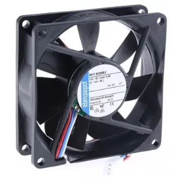 ebm-papst 8400 N Series Axial Fan, 12 V dc, DC Operation, 45m³/h, 900mW, 80 x 80 x 25mm - 8412 N/2GMLE-257 product image